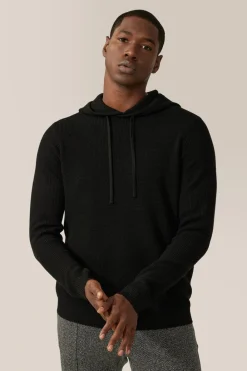Store Good Man Brand Aspire Waffle-Stitch Hoodie | Merino Wool