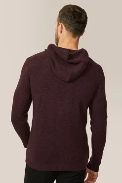 Store Good Man Brand Aspire Waffle-Stitch Hoodie | Merino Wool