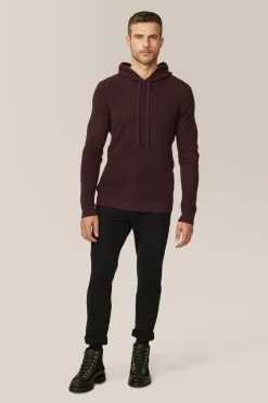 Store Good Man Brand Aspire Waffle-Stitch Hoodie | Merino Wool