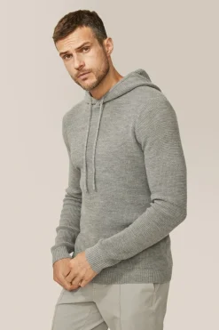 Store Good Man Brand Aspire Waffle-Stitch Hoodie | Merino Wool