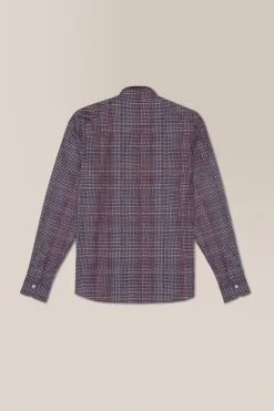 Best Good Man Brand Big On-Point Shirt: Stretch | Responsible Cotton Silver Blurry Grid