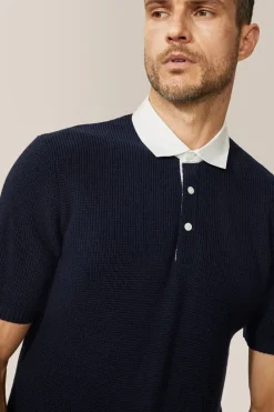 Cheap Good Man Brand Collar Polo Sweater | Merino Wool
