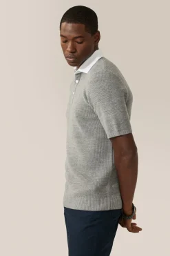 Cheap Good Man Brand Collar Polo Sweater | Merino Wool
