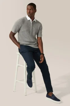 Cheap Good Man Brand Collar Polo Sweater | Merino Wool