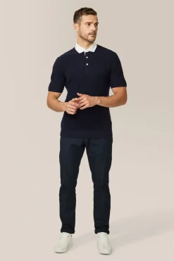 Cheap Good Man Brand Collar Polo Sweater | Merino Wool