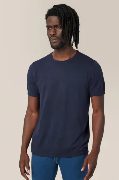 Clearance Good Man Brand Crew Neck Tee Sweater | Cotton & Linen