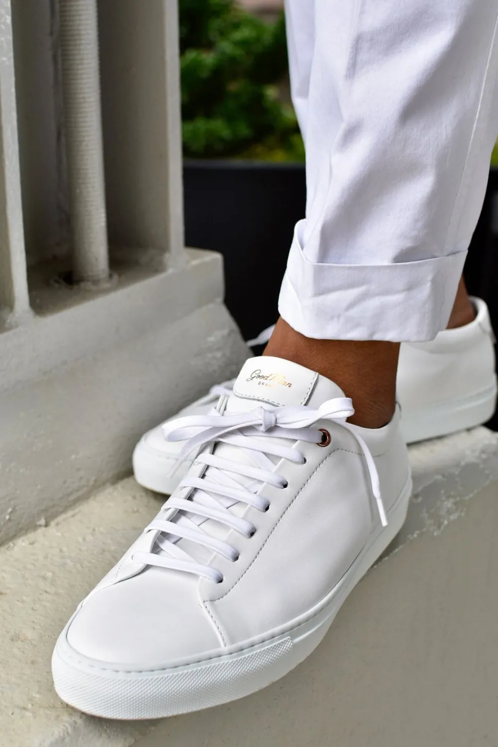 Best Sale Good Man Brand Edge Lo-Top Sneaker: Mono | Nappa Leather