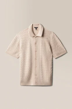 Hot Good Man Brand Essex Open Knit Polo | Organic Cotton, Responsible Cashmere