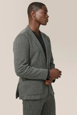 Flash Sale Good Man Brand Hollis Blazer | Responsible Herringbone Cotton Black