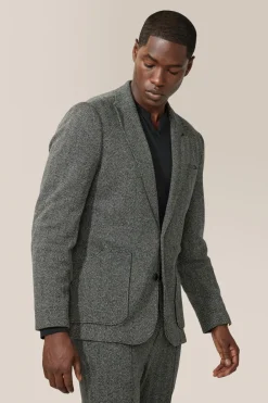 Flash Sale Good Man Brand Hollis Blazer | Responsible Herringbone Cotton Black