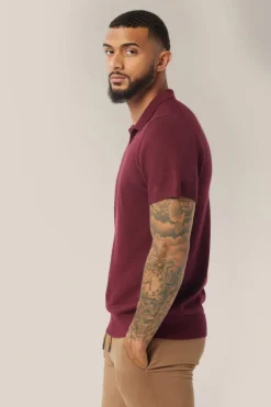 Clearance Good Man Brand Knit Polo Sweater | Merino Wool