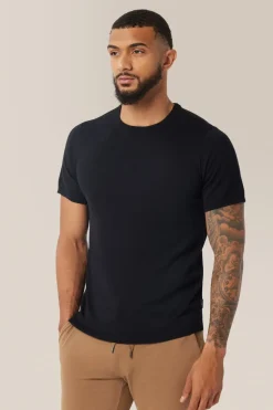 Fashion Good Man Brand Knit Tee | Organic Cotton & Recycled Cashmere