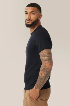 Fashion Good Man Brand Knit Tee | Organic Cotton & Recycled Cashmere