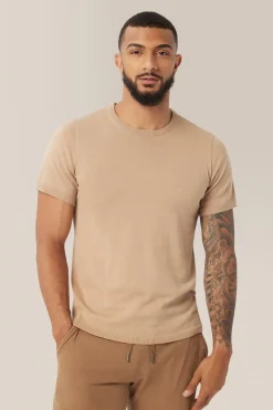 Fashion Good Man Brand Knit Tee | Organic Cotton & Recycled Cashmere