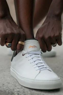 Online Good Man Brand Legend Z Sneaker | Nappa Leather Cream / Vachetta