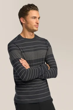 Cheap Good Man Brand Long Sleeve Crewneck Tee | Striped Cotton