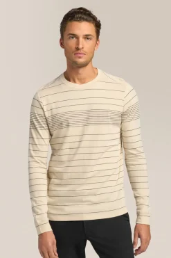 Cheap Good Man Brand Long Sleeve Crewneck Tee | Striped Cotton