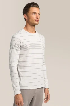 Cheap Good Man Brand Long Sleeve Crewneck Tee | Striped Cotton