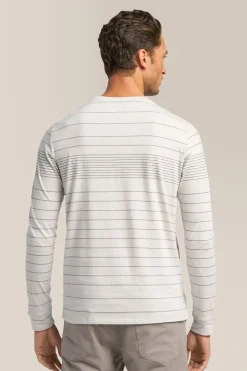 Cheap Good Man Brand Long Sleeve Crewneck Tee | Striped Cotton