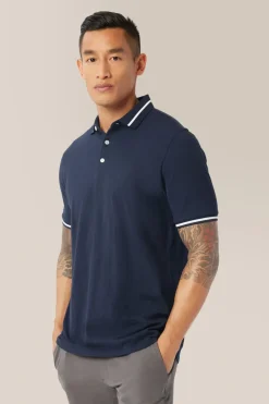 Best Sale Good Man Brand Match Point Polo | Soft Slub Jersey