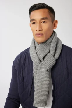 Discount Good Man Brand Ottoman Rib Scarf | Wool & Cashmere