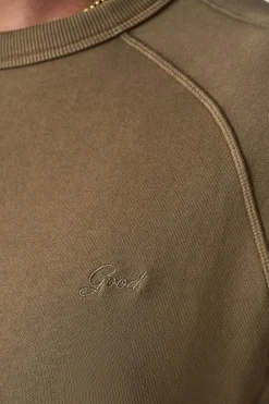 Sale Good Man Brand Purpose Crew Sweatshirt | French Terry