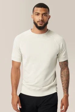 New Good Man Brand Purpose Short Sleeve French Terry Sweatshirt | Cotton