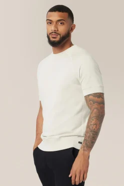 New Good Man Brand Purpose Short Sleeve French Terry Sweatshirt | Cotton