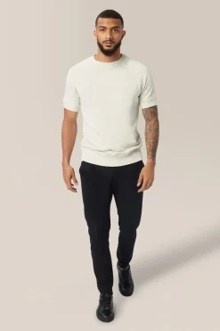 New Good Man Brand Purpose Short Sleeve French Terry Sweatshirt | Cotton