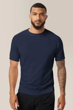 New Good Man Brand Purpose Short Sleeve French Terry Sweatshirt | Cotton