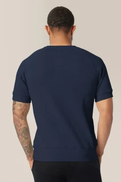 New Good Man Brand Purpose Short Sleeve French Terry Sweatshirt | Cotton