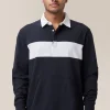 Discount Good Man Brand Rugby Striped Shirt | Textured Cotton Jersey