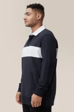 Discount Good Man Brand Rugby Striped Shirt | Textured Cotton Jersey