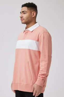 Discount Good Man Brand Rugby Striped Shirt | Textured Cotton Jersey