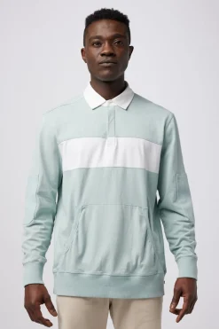 Discount Good Man Brand Rugby Striped Shirt | Textured Cotton Jersey