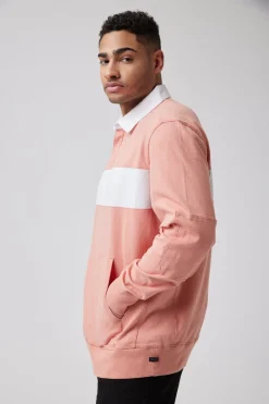 Discount Good Man Brand Rugby Striped Shirt | Textured Cotton Jersey