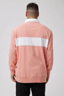 Discount Good Man Brand Rugby Striped Shirt | Textured Cotton Jersey