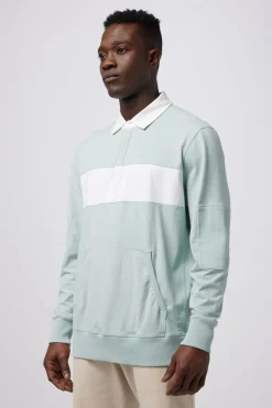 Discount Good Man Brand Rugby Striped Shirt | Textured Cotton Jersey