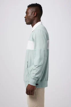 Discount Good Man Brand Rugby Striped Shirt | Textured Cotton Jersey