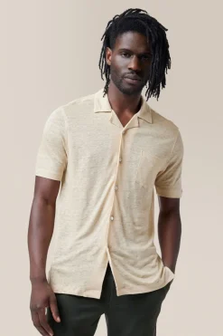 Flash Sale Good Man Brand Short Sleeve Camp Shirt | Linen