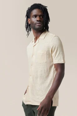 Flash Sale Good Man Brand Short Sleeve Camp Shirt | Linen