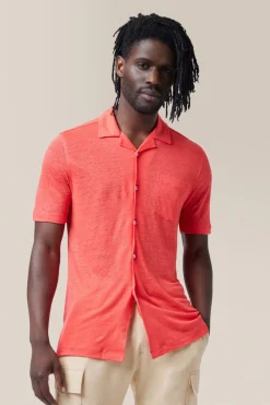 Flash Sale Good Man Brand Short Sleeve Camp Shirt | Linen
