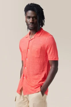 Flash Sale Good Man Brand Short Sleeve Camp Shirt | Linen