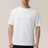 Flash Sale Good Man Brand Short Sleeve Henley | Soft Slub Jersey