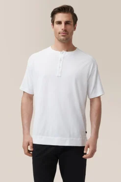 Flash Sale Good Man Brand Short Sleeve Henley | Soft Slub Jersey