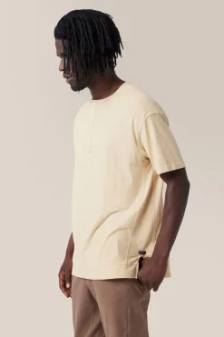 Flash Sale Good Man Brand Short Sleeve Henley | Soft Slub Jersey