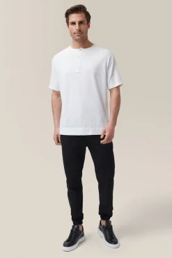 Flash Sale Good Man Brand Short Sleeve Henley | Soft Slub Jersey