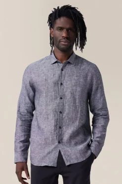 Flash Sale Good Man Brand Sleek Shirt | Linen Chambray