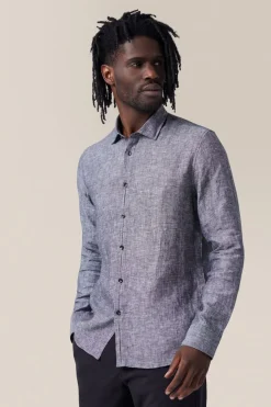 Flash Sale Good Man Brand Sleek Shirt | Linen Chambray