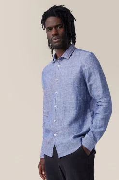 Flash Sale Good Man Brand Sleek Shirt | Linen Chambray